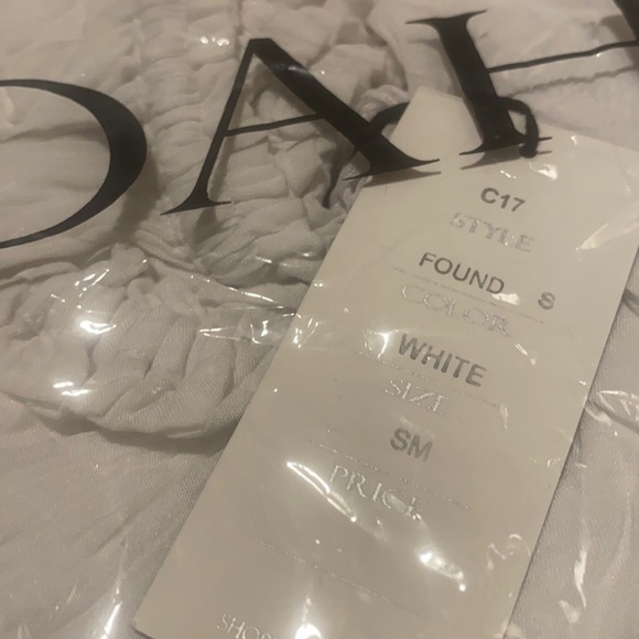 All White INDAH Found Mini Tiered Swing Dress SM - Picture 6 of 7